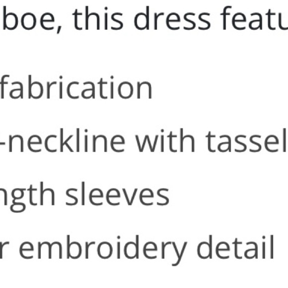 Tyler Boe Tiger Lily Dress with Blue Embroidery - Picture 7 of 10